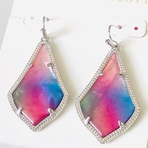 New Kendra Scott Alex Silver Watercolour Illusion